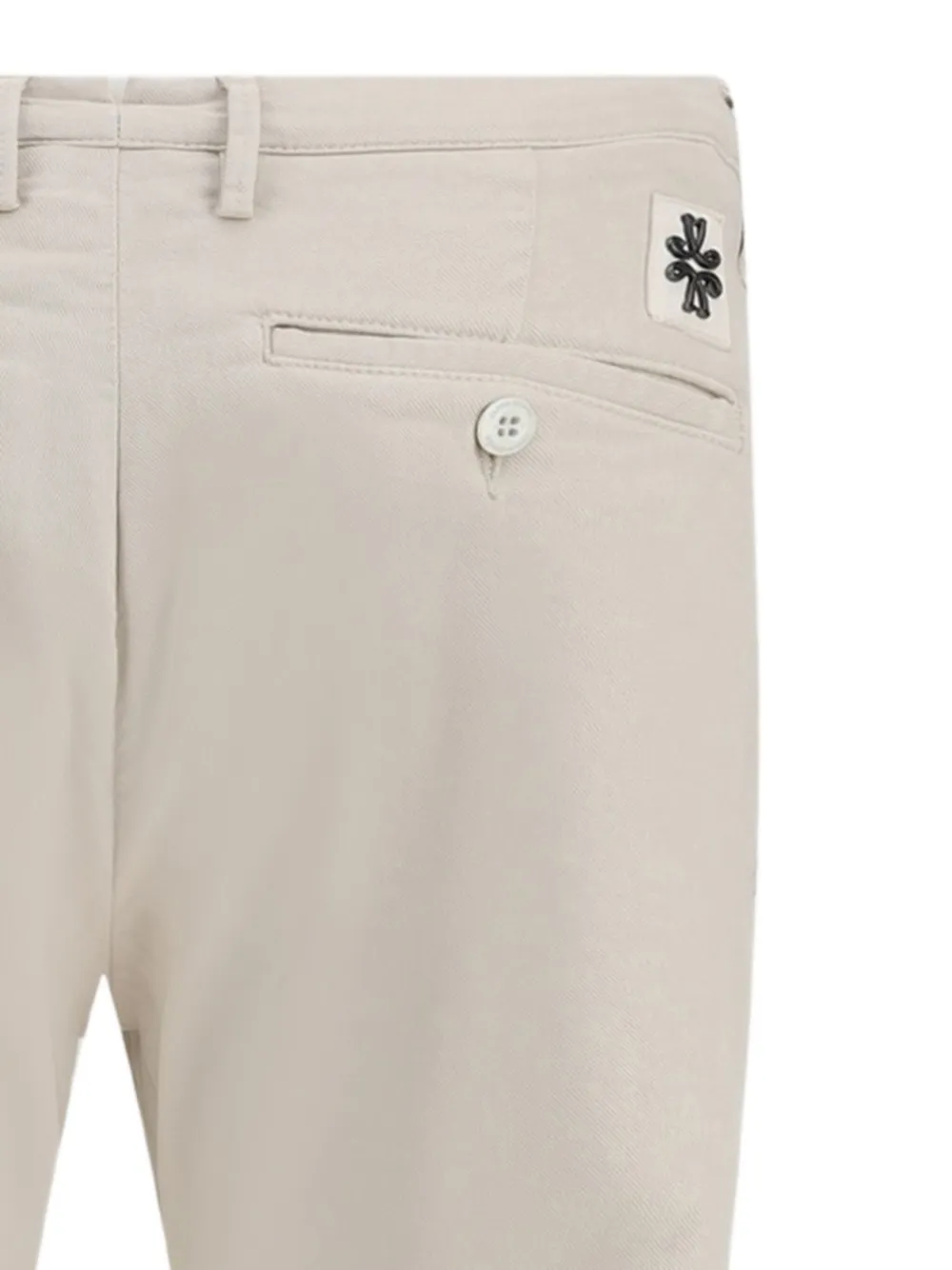 Jacob Cohën button-closure cotton trousers Beige