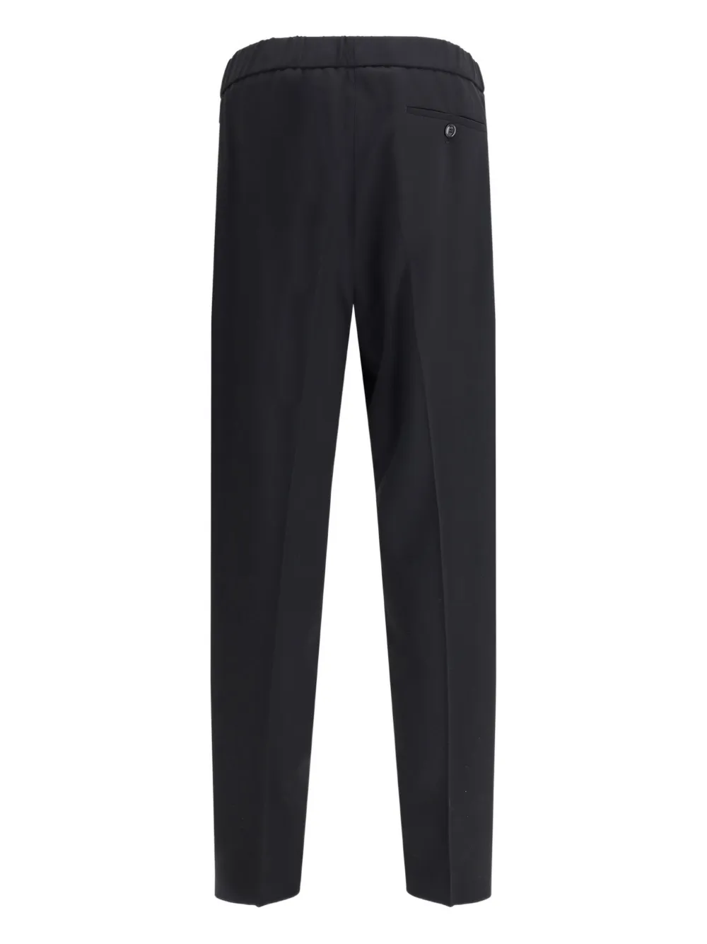 Giorgio Armani Broek met elastische taille - Zwart