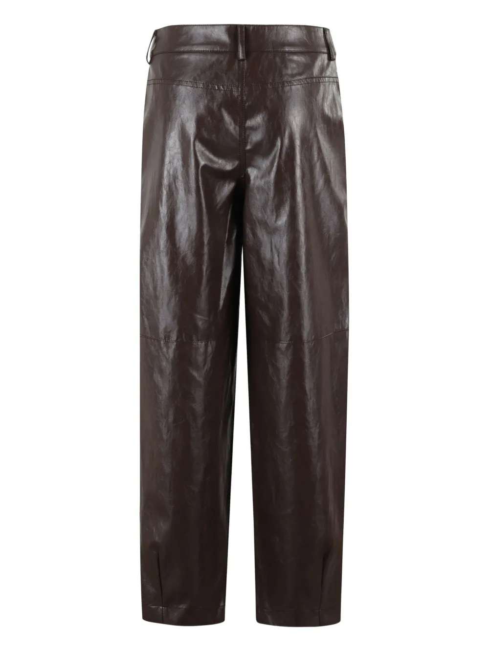 Federica Tosi bow-detail carrot trousers Bruin