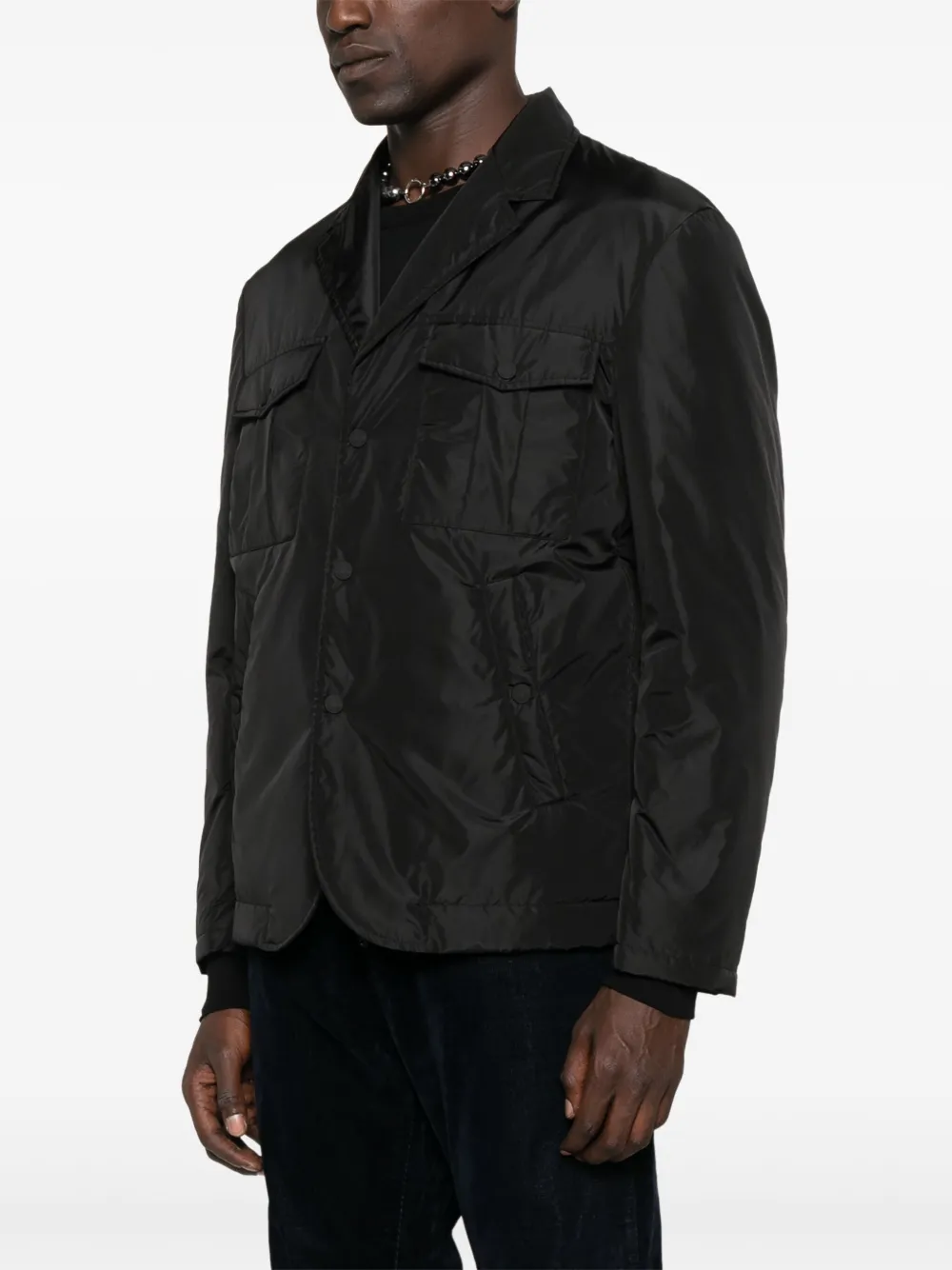 DSQUARED2 Jack met klepzak en knopen Zwart