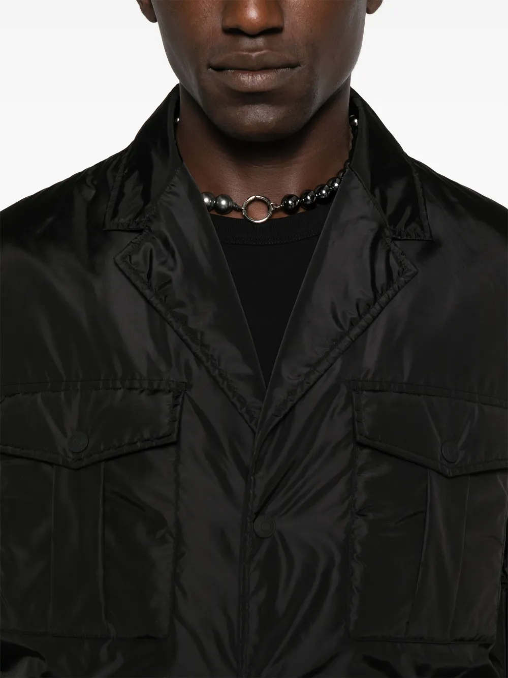 DSQUARED2 Jack met klepzak en knopen Zwart