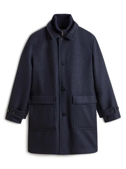 Woolrich abrigo con motivo de espiga