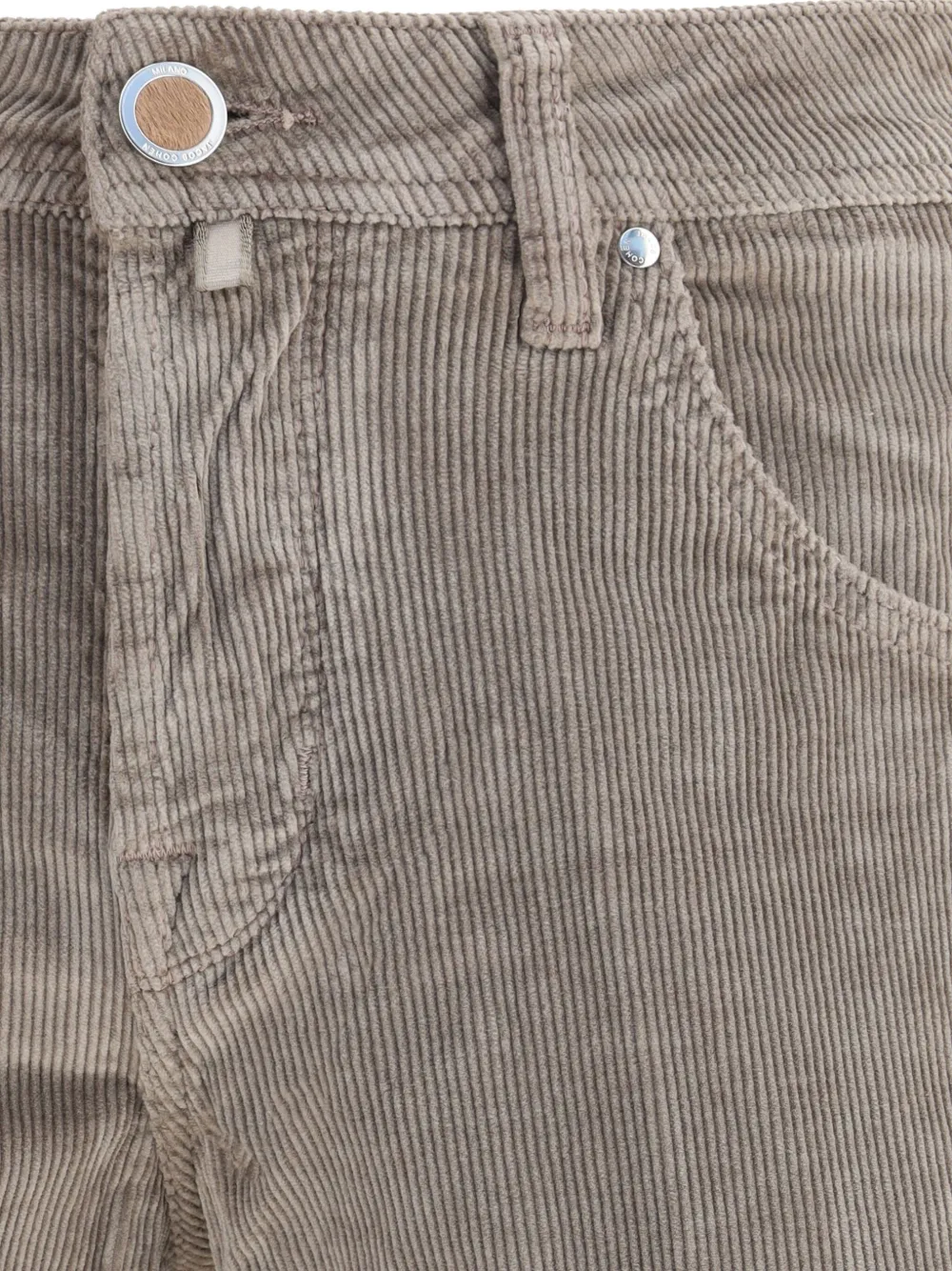 Jacob Cohen Five-pocket Corduroy Trousers In Brown