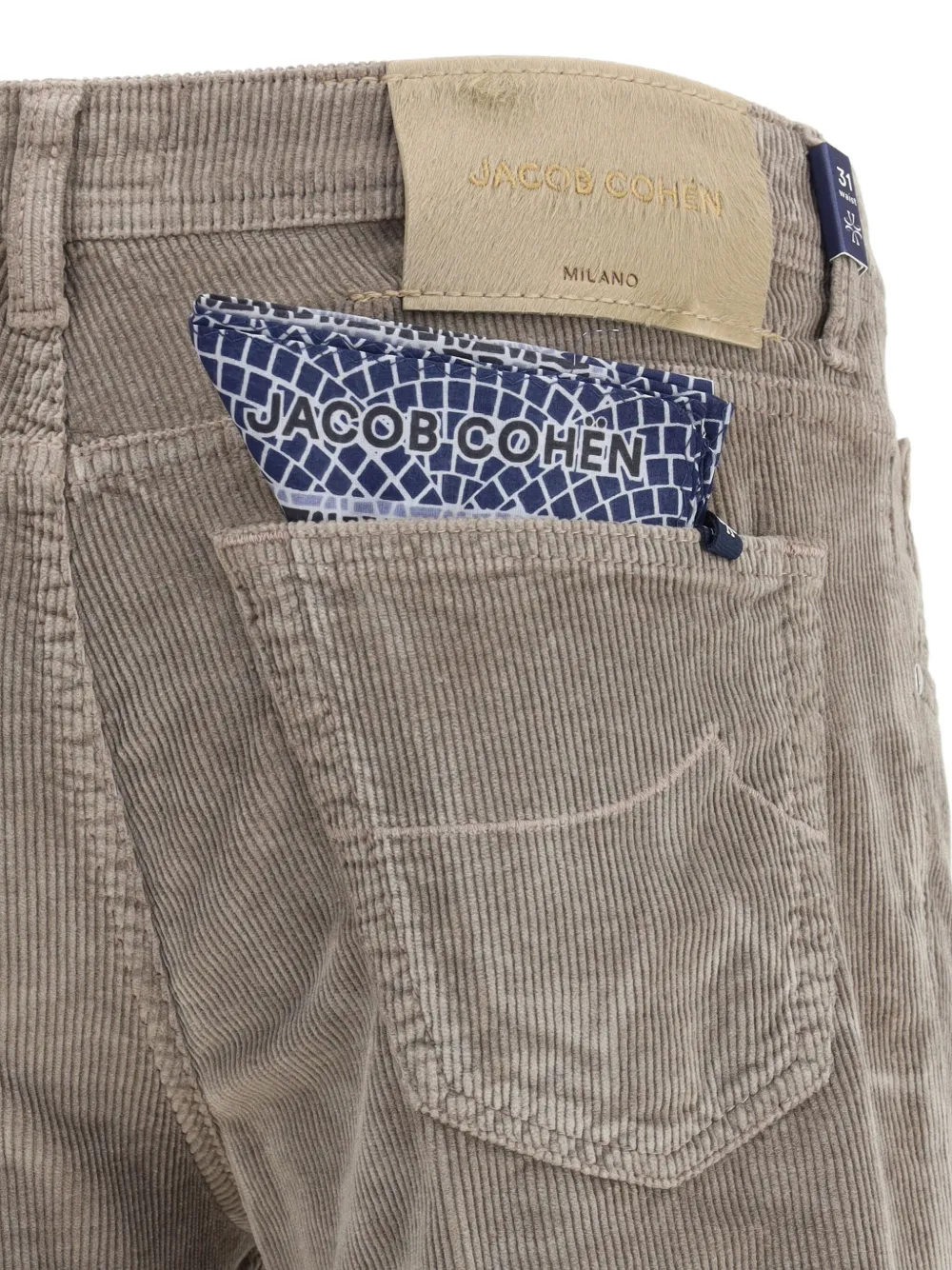 Jacob Cohen Five-pocket Corduroy Trousers In Brown