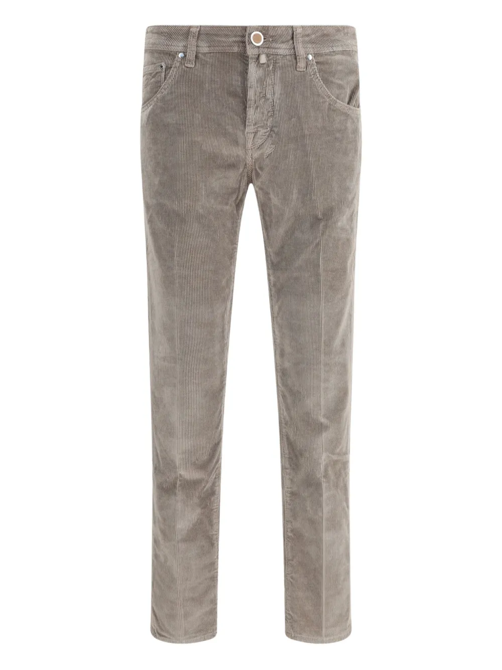 Jacob Cohen Five-pocket Corduroy Trousers In Brown