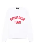 DSQUARED2 team-logo sweatshirt - White