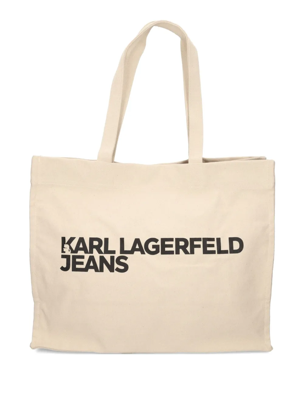 large logo-print tote bag