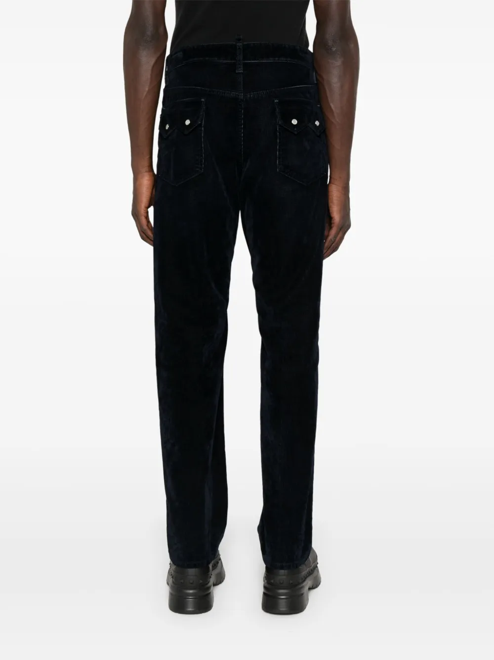 DSQUARED2 Katoenen jeans met vijf zakken Blauw