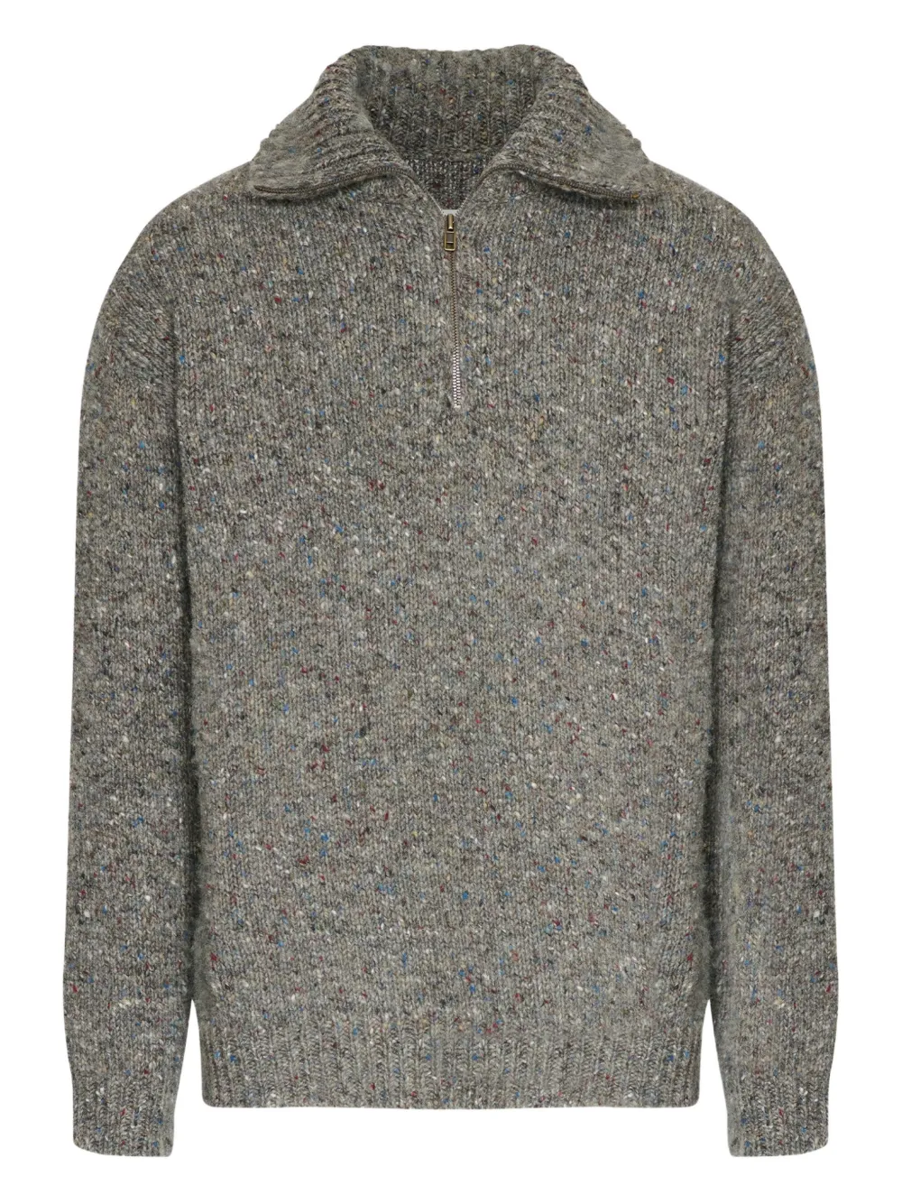 Maison Margiela ハーフジップ セーター - グレー Maison Margiela ハーフジップ セーター - グレー
