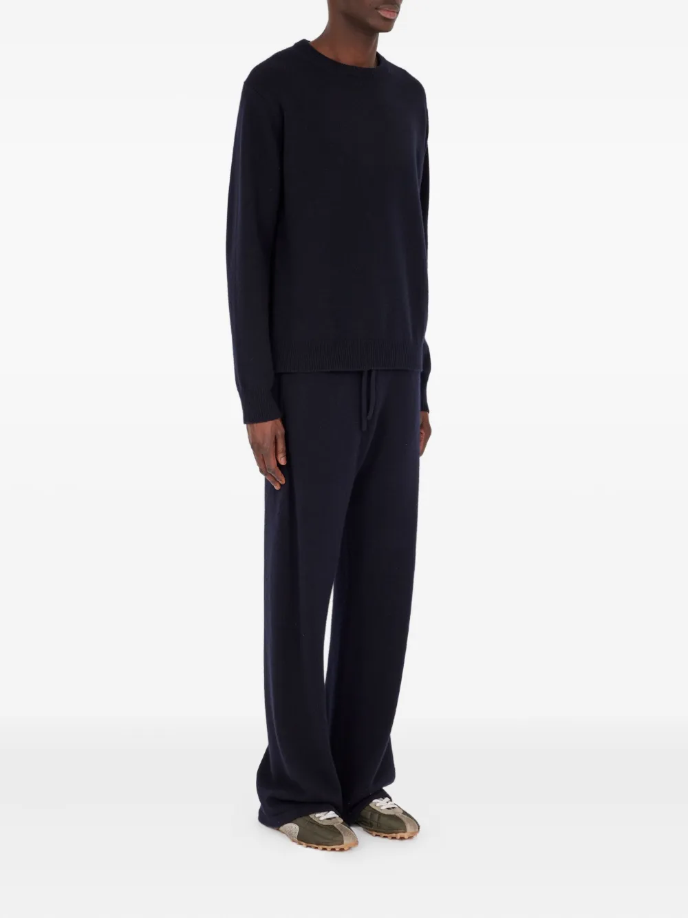 Maison Margiela Kasjmier trui met ronde hals Blauw