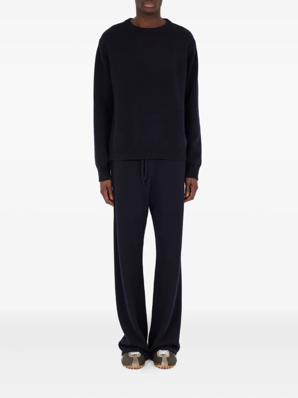 Maison Margiela Kasjmier trui met ronde hals - Blauw