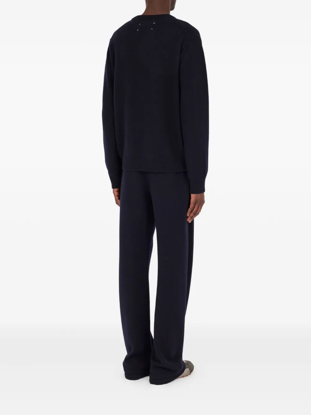 Maison Margiela Kasjmier trui met ronde hals Blauw