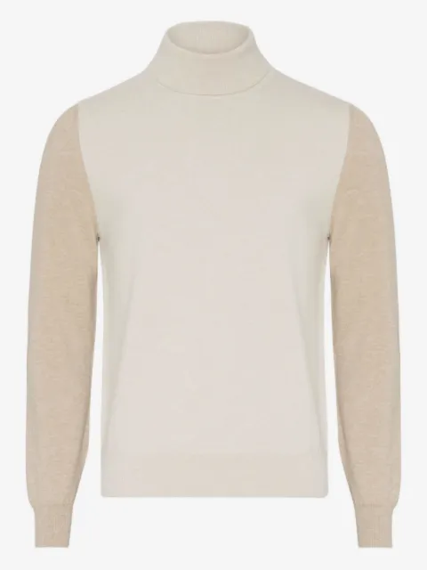 Maison Margiela two-tone turtleneck sweater