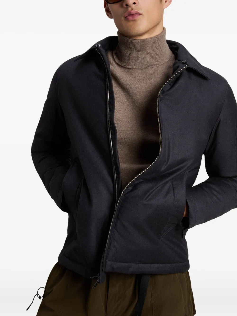 Woolrich Gewatteerd jack met sherpa kraag Grijs