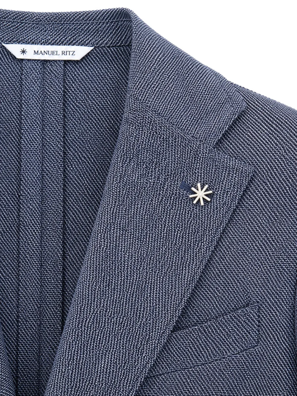 Manuel Ritz Single-breasted Suit In Blue