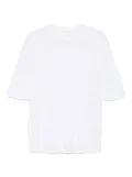 Victoria Beckham drape sleeve T-shirt - White