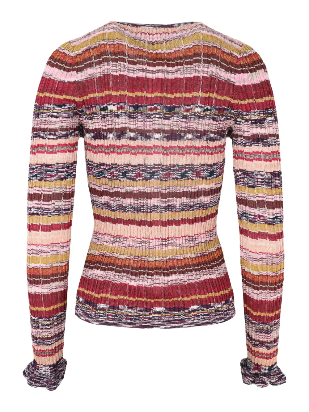 Ulla Johnson Maci Long-sleeve Knit Pullover In Multi