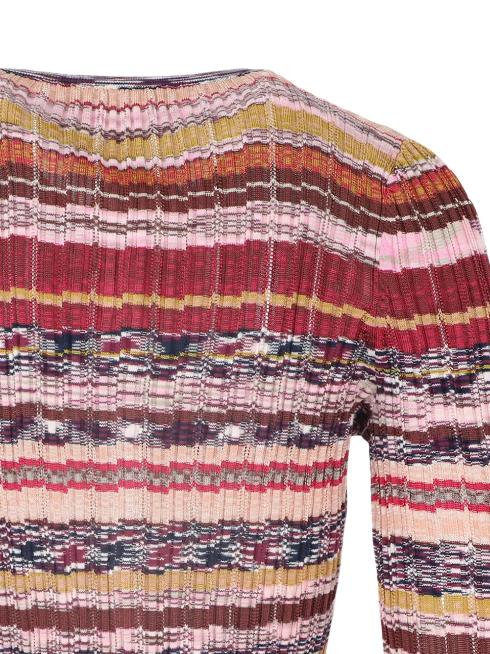 Ulla Johnson Geribbeld gestreept vest Rood