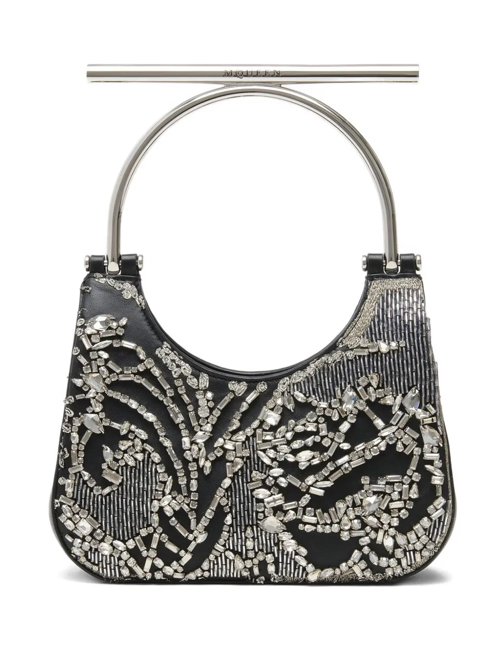 Alexander McQueen T-Bar mini bag Zwart