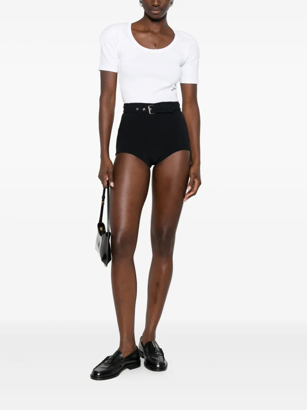 Redemption belted shorts - Zwart