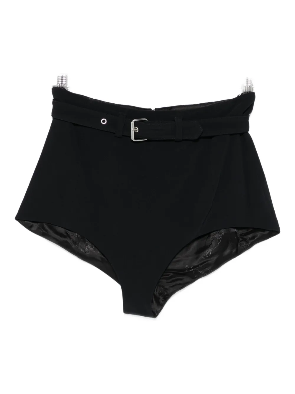 Redemption Belted Shorts In Black