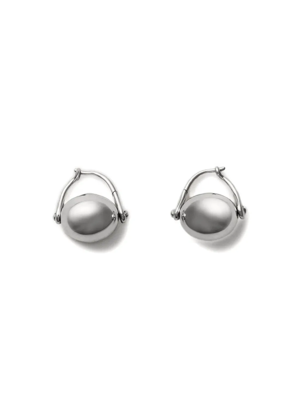 Annika Inez Spherical-charm Earrings In Metallic