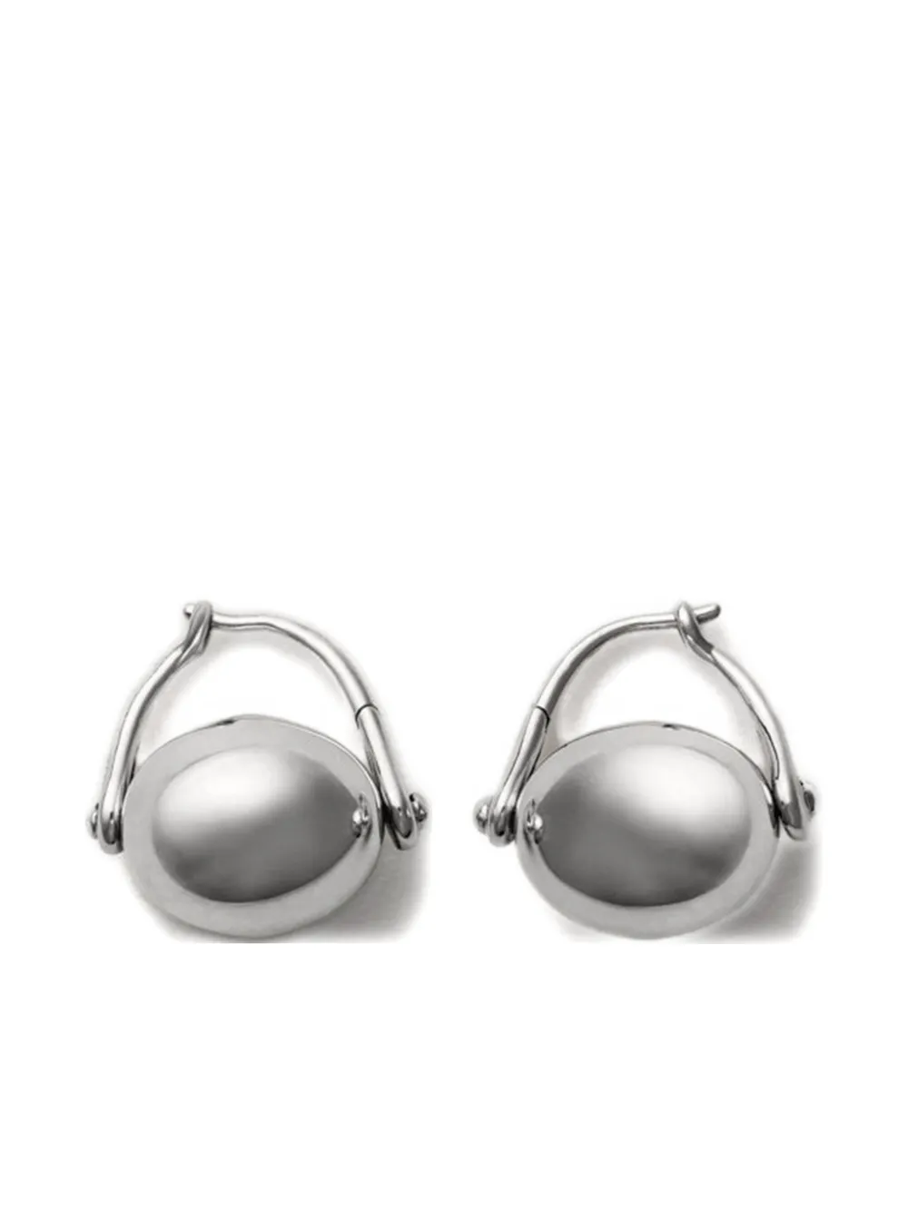 Annika Inez Spherical-charm Earrings In Metallic