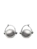Annika Inez spherical-charm earrings - Silver