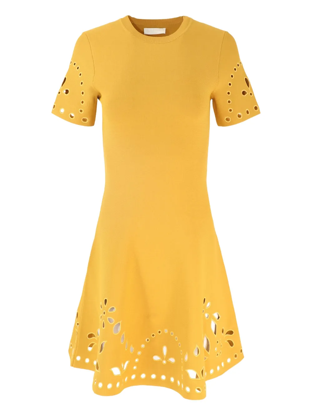 Ulla Johnson eyelet-embellished mini dress Geel