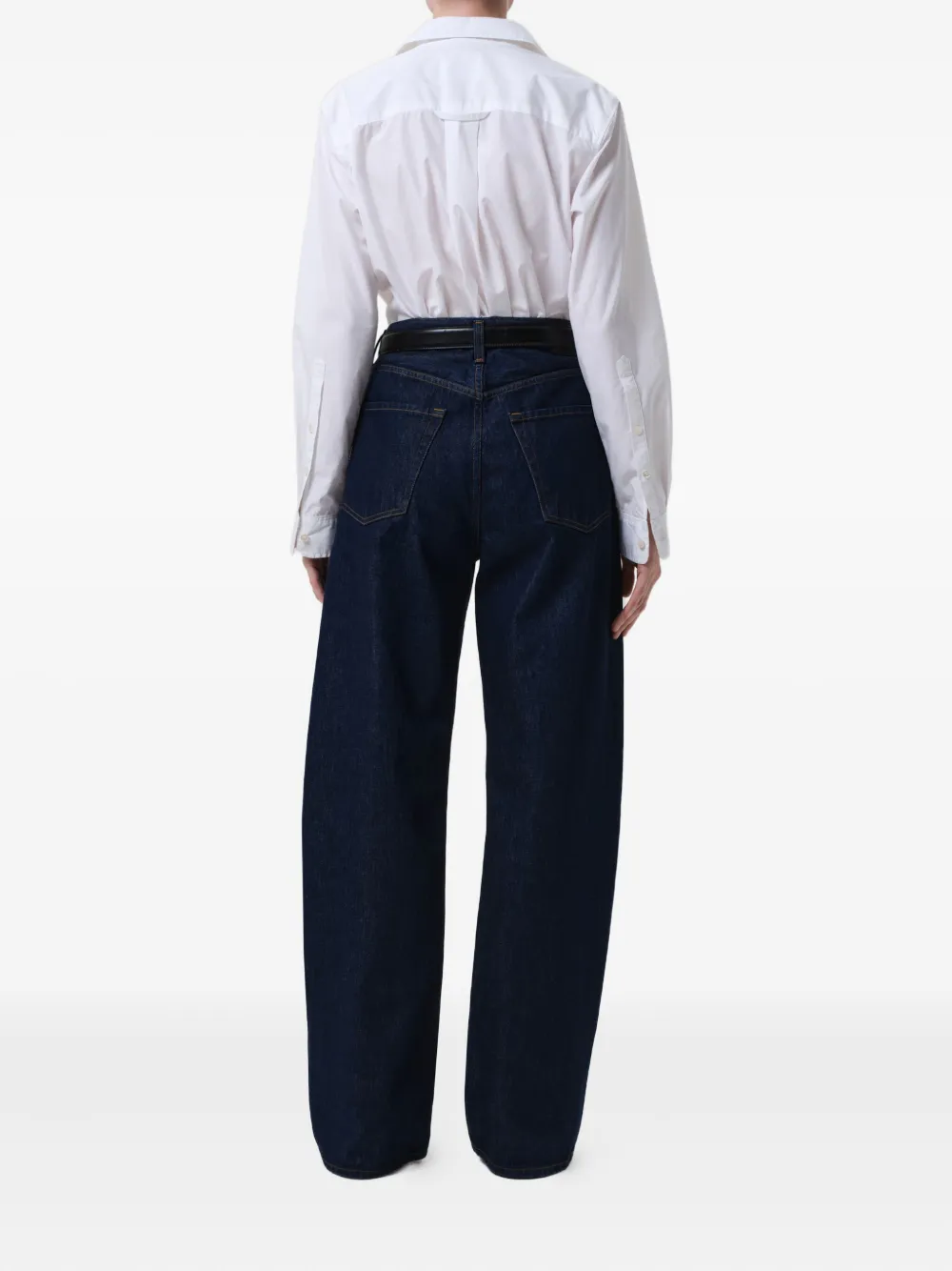 Citizens of Humanity five-pockets wide-leg jeans Blauw