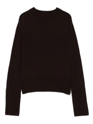 サカイ sacai ウール ケーブル網み フリンジニット セーター
