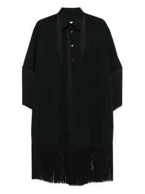 MM6 Maison Margiela ブラックロングスリーブドレス XS MM6 Maison Margiela（ｴﾑｴﾑｼｯｸｽ ﾒｿﾞﾝ ﾏﾙｼﾞｪﾗ）の「MM6 WOMAN