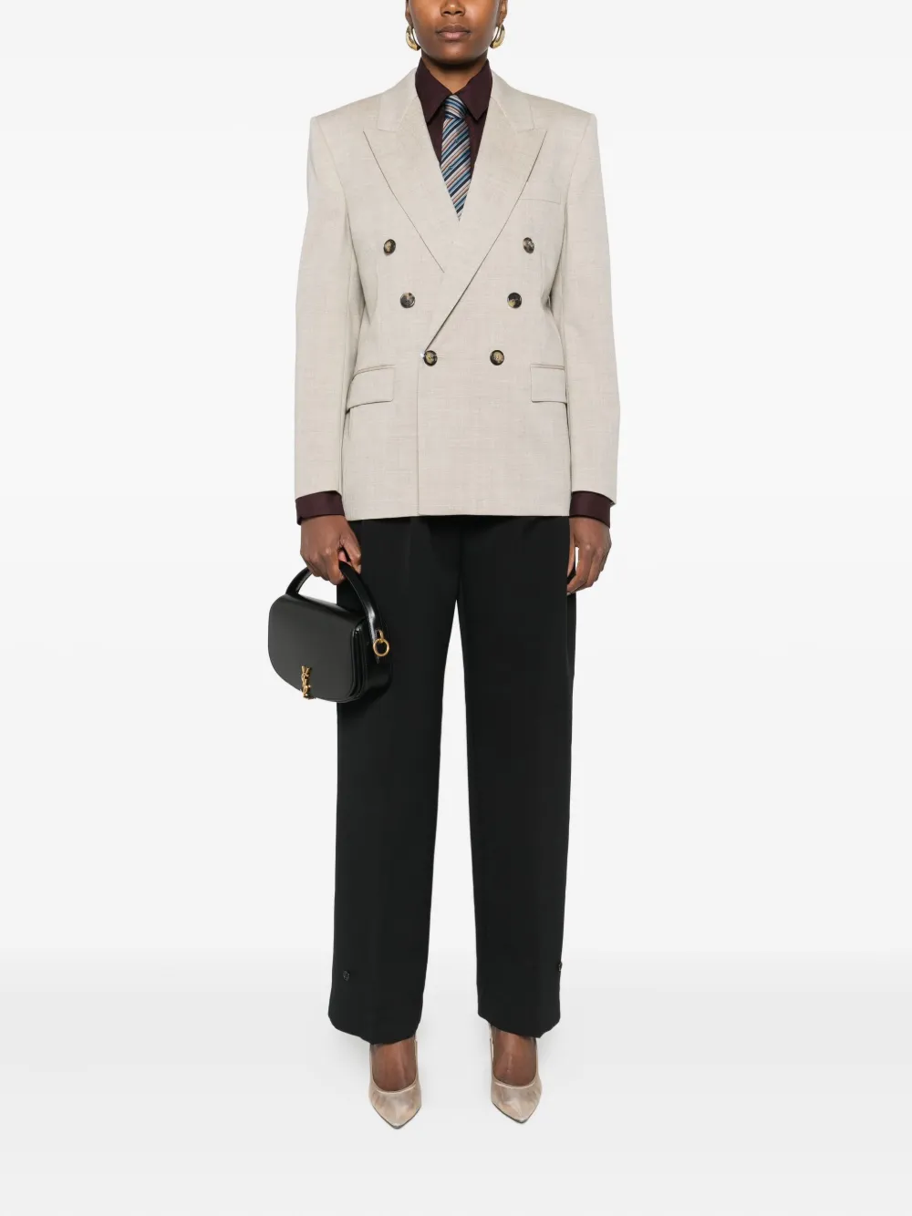 Saint Laurent double-breasted button blazer | Blazers | Image 2