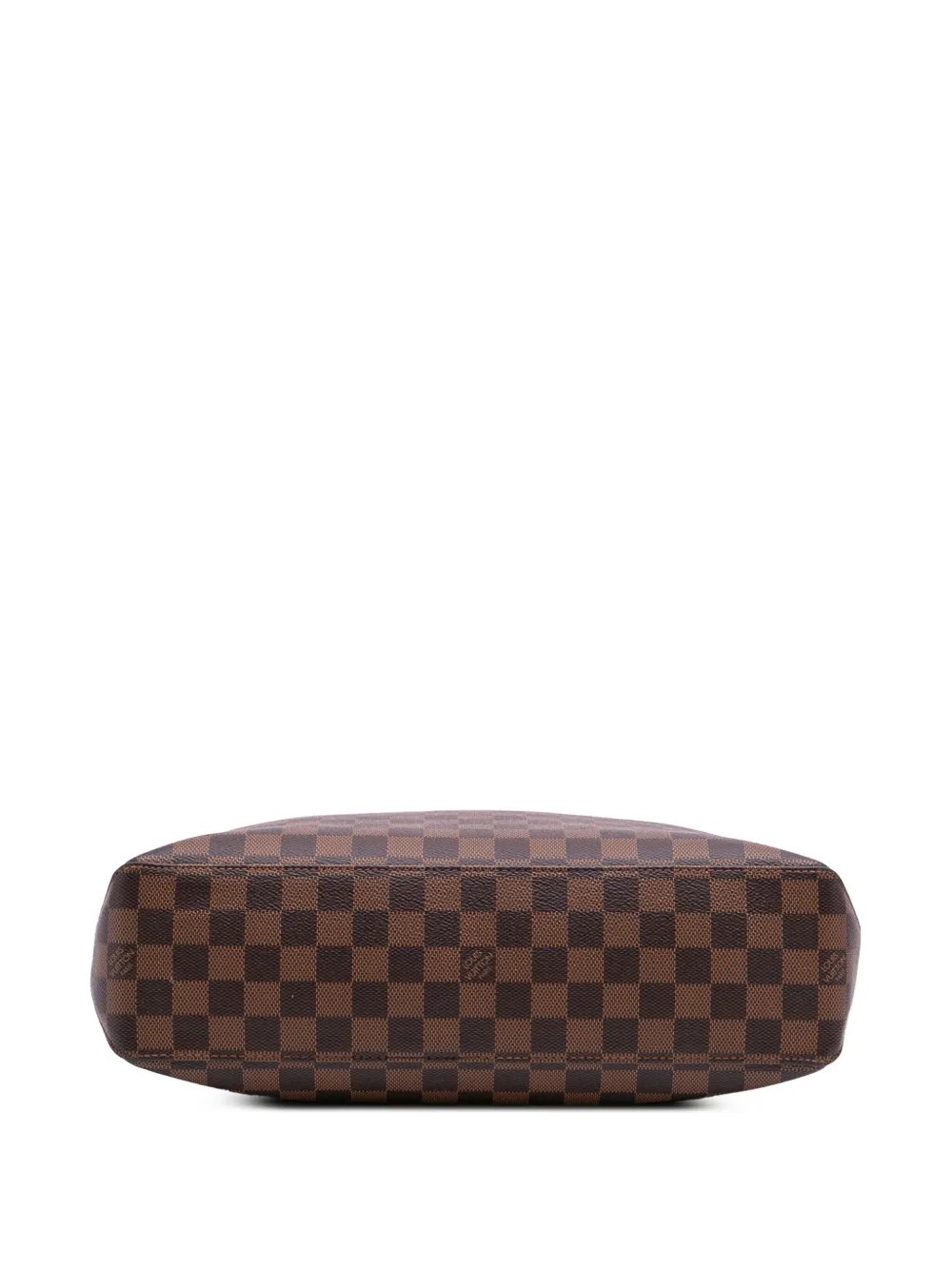 Pre-owned Louis Vuitton 2015 Damier Ebene Jake Tote Satchel In Brown