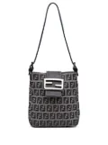 Fendi Pre-Owned 2000-2010 Zucchino Canvas shoulder bag - Grey