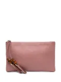 Gucci Pre-Owned 2016-2025 Calfskin Bamboo clutch bag - Pink