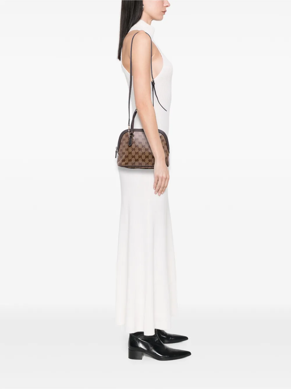 Gucci Pre-Owned 2016-2025 Mini GG Crystal Dome satchel | Pre-Owned | Image 2