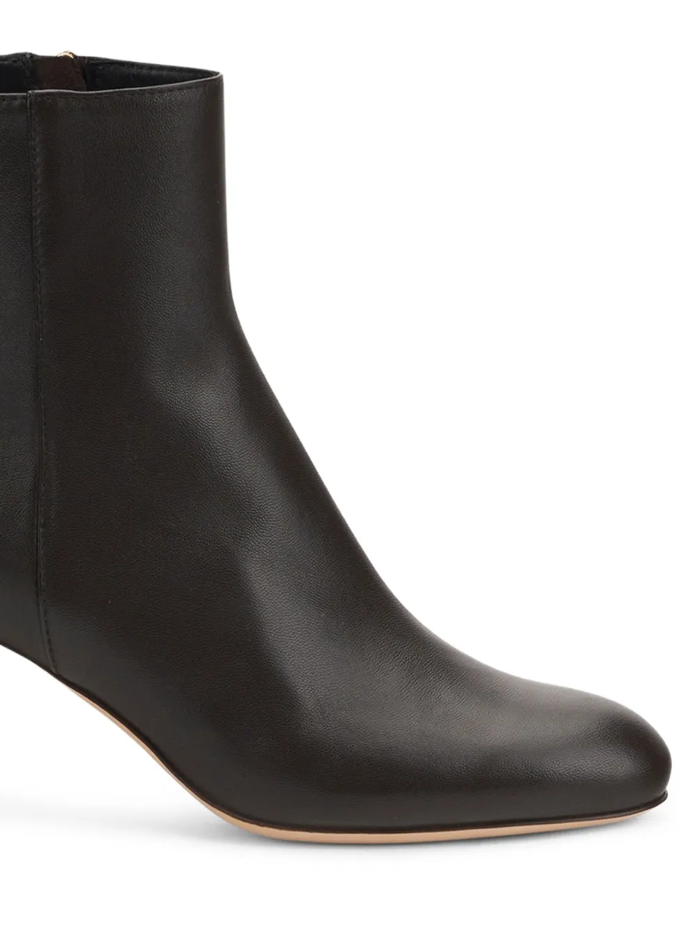 AGL block-heel leather ankle boots Brown