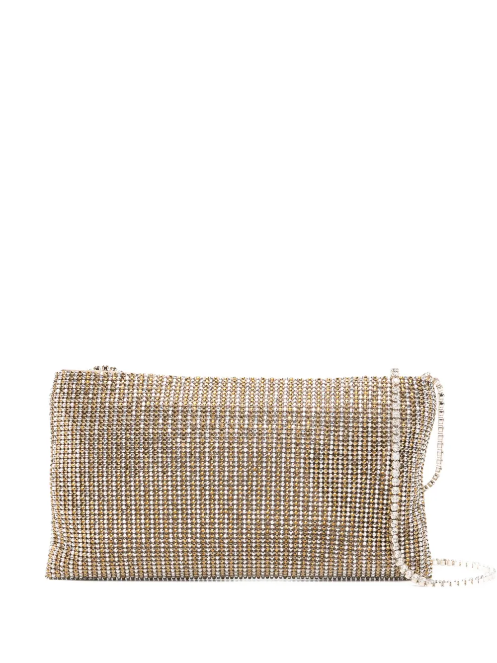 Benedetta Bruzziches Your Best Friend crystal-embellished clutch bag Zilver