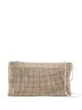 Benedetta Bruzziches Your Best Friend crystal-embellished clutch bag - Silver