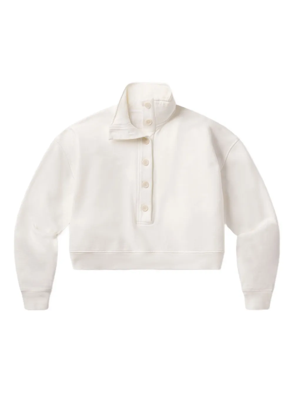 button-placket polo top