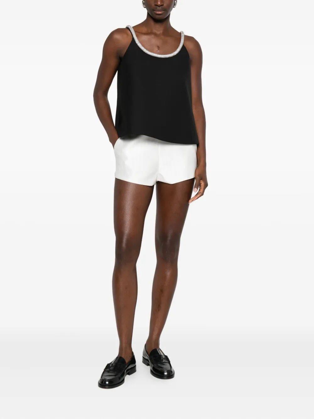 Redemption Zip-fastening Shorts In White