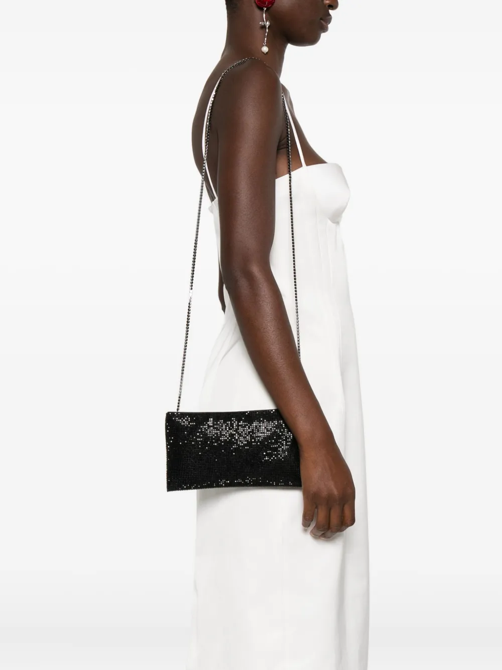 Benedetta Bruzziches small Your Best Friend clutch bag Zwart