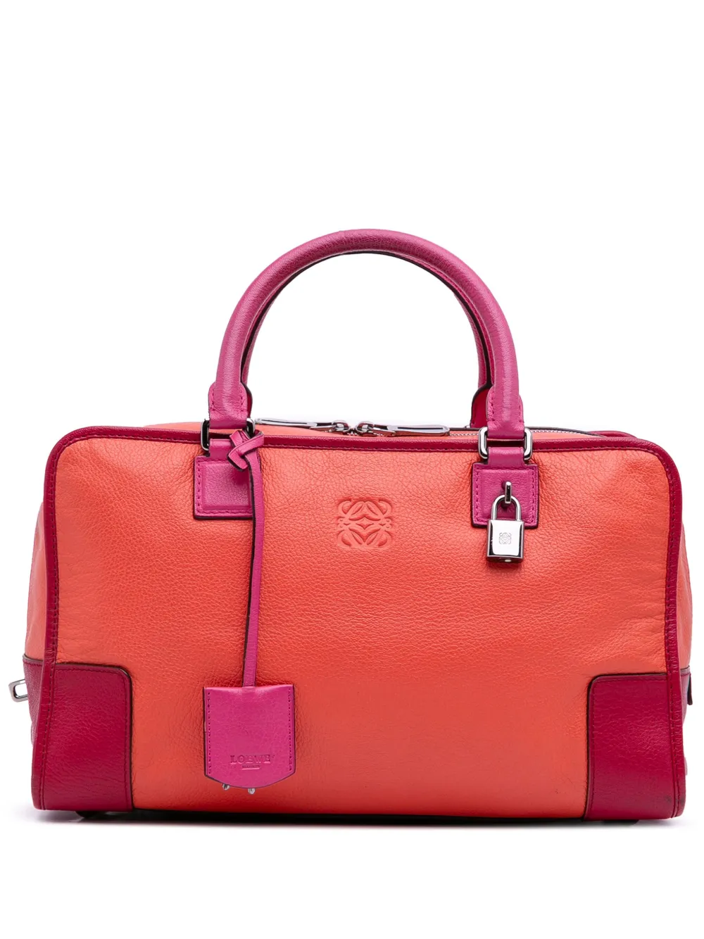 Loewe Pre-Owned 2012 Tricolor Leather Amazona 36 handbag | Orange | Image 1