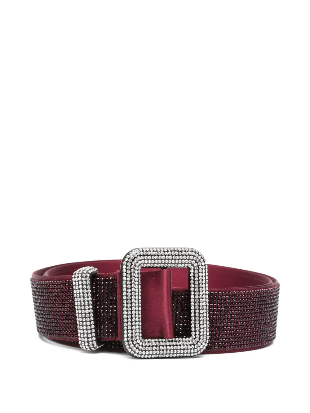 Benedetta Bruzziches crystal-embellished belt Rood