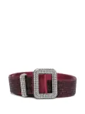 Benedetta Bruzziches crystal-embellished belt - Red