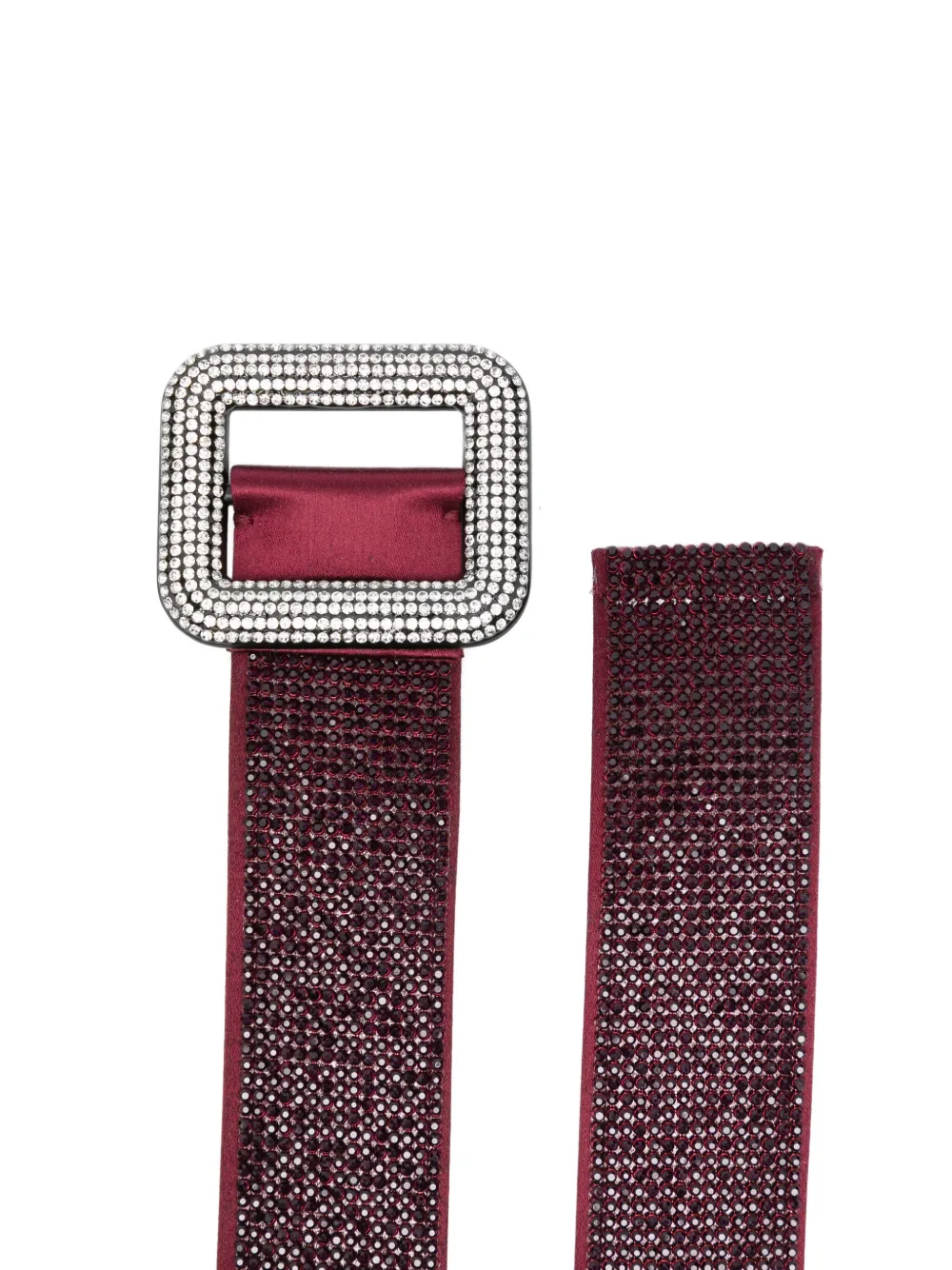Benedetta Bruzziches crystal-embellished belt - Rood