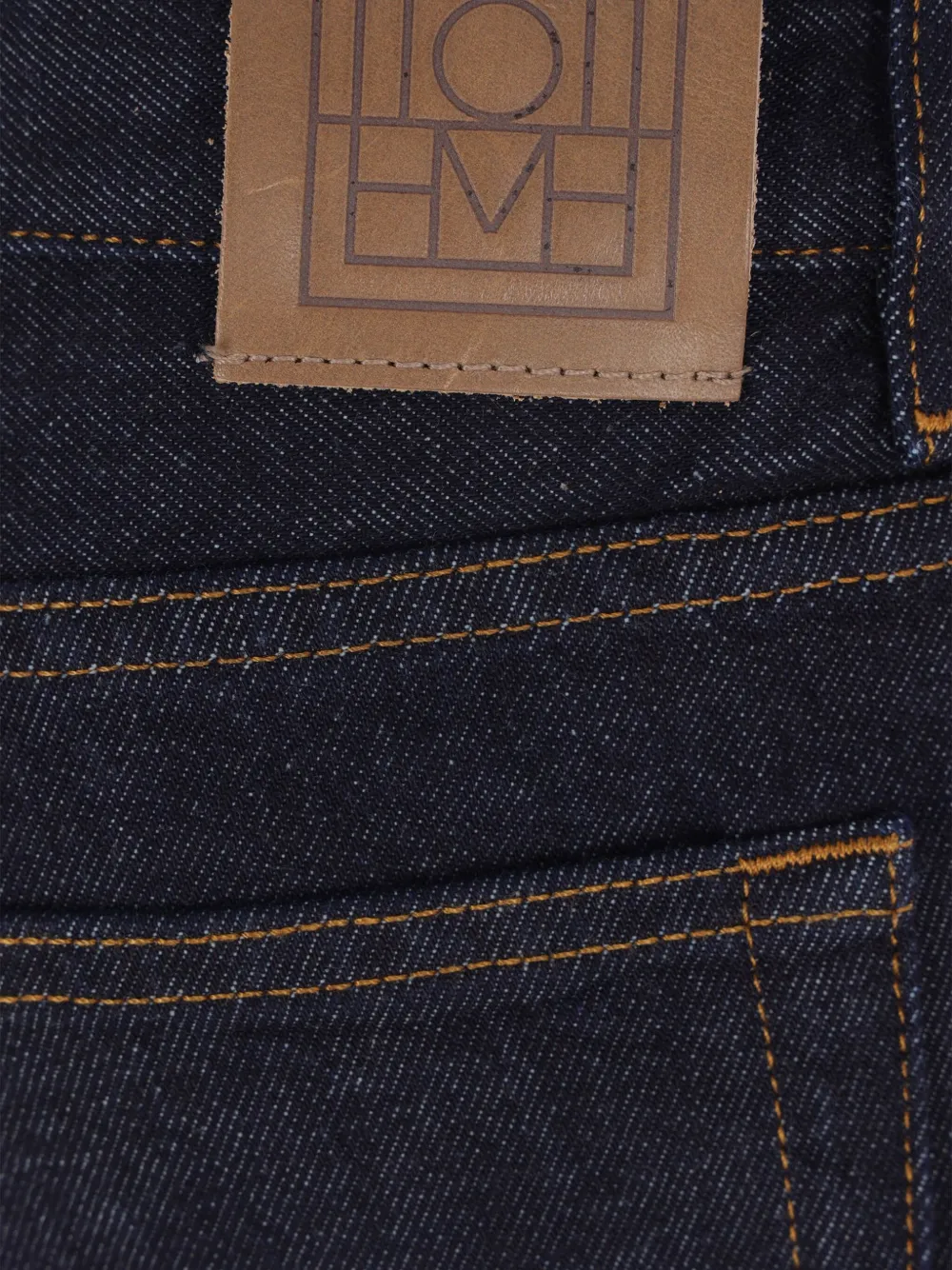 TOTEME Jeans met logopatch Blauw