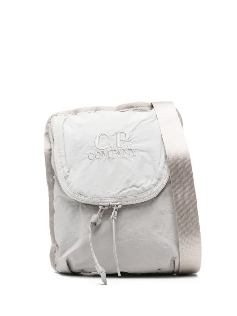 C.P. Company logo-embroidered messenger bag