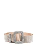 Benedetta Bruzziches crystal-embellished belt - Silver
